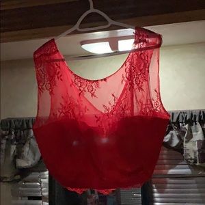 JJ House 2 piece red dress